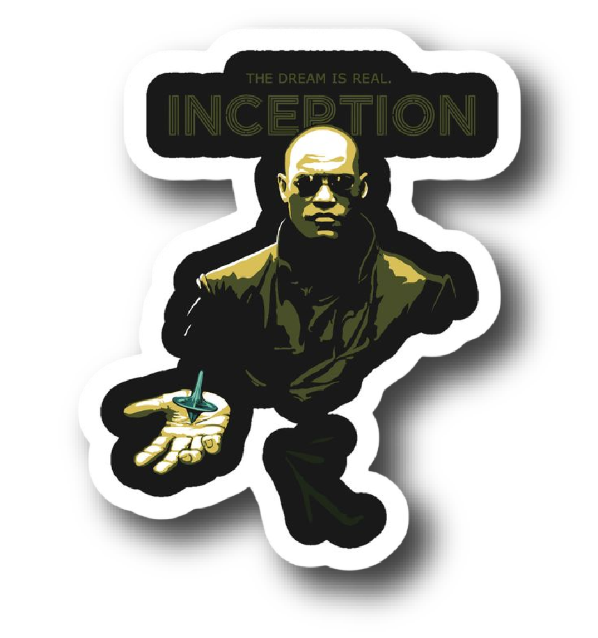 Dream Extractor — Spinning Top in Hand Sticker