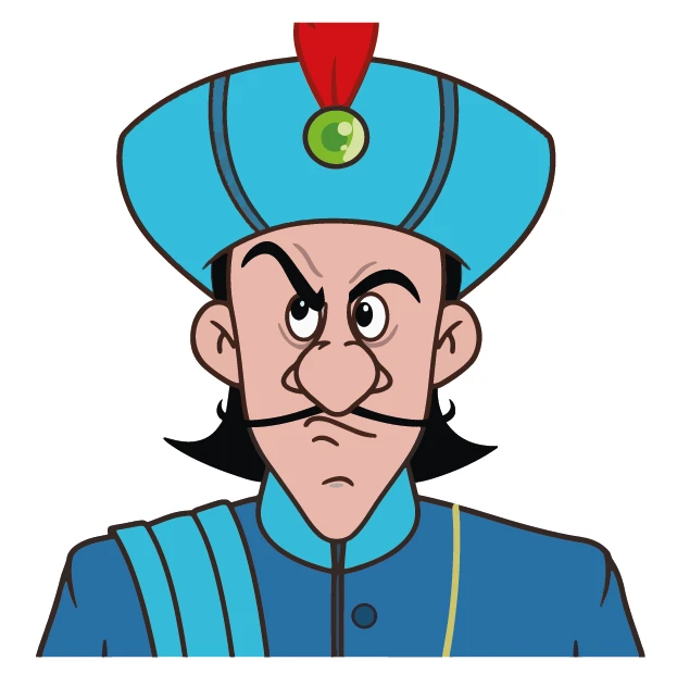 Gopal Bhar Minister Grumpy Close Up Sticker