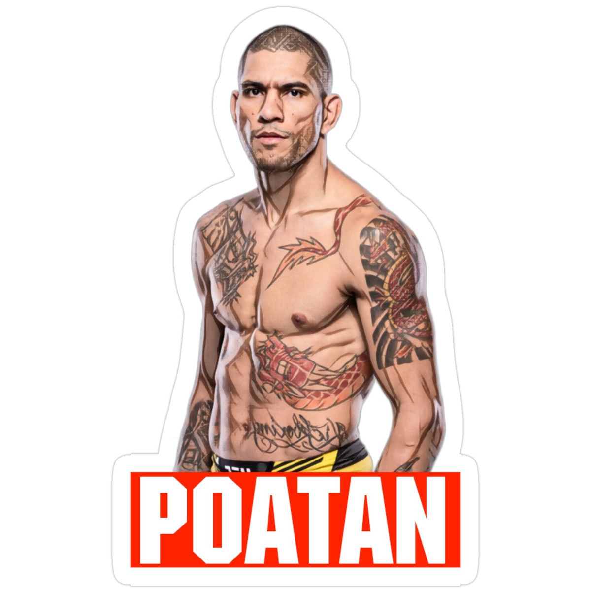 Alex Pereira 'Poatan' — UFC Champion Sticker