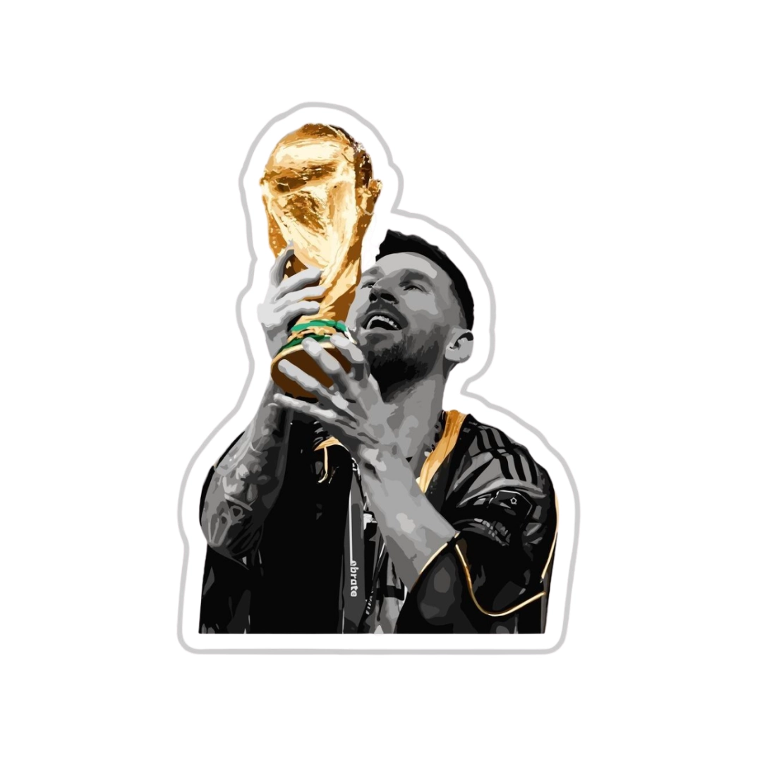 Premium Argentine football glossy sticker - Argentina Football Sticker #100 - Premium Glossy