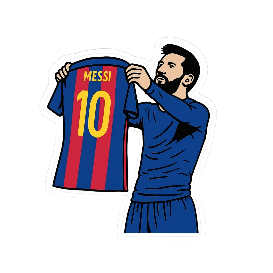 Premium Argentine football glossy sticker - Argentina Football Sticker #105 - Premium Glossy