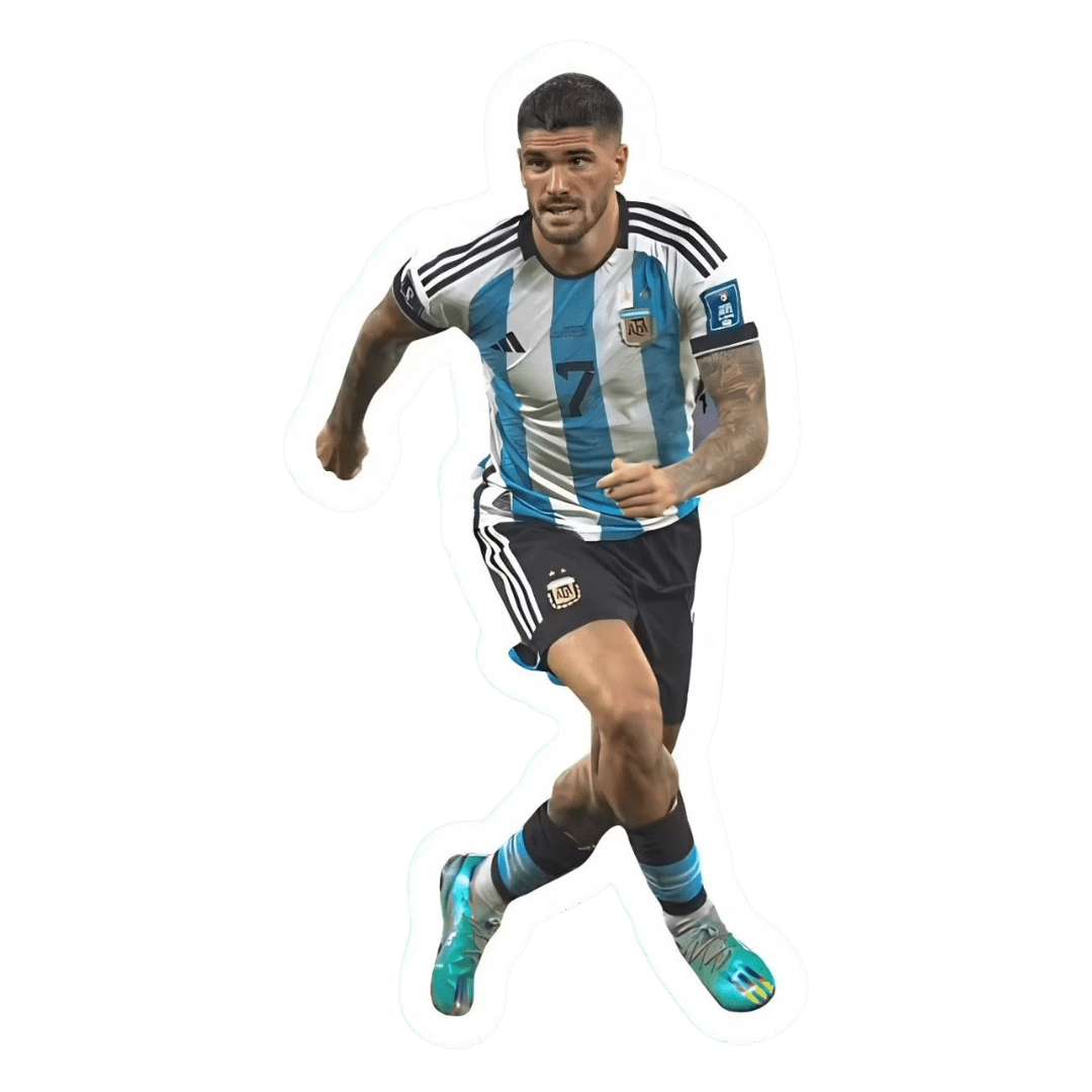 Premium Argentine football glossy sticker - Argentina Football Sticker #107 - Premium Glossy