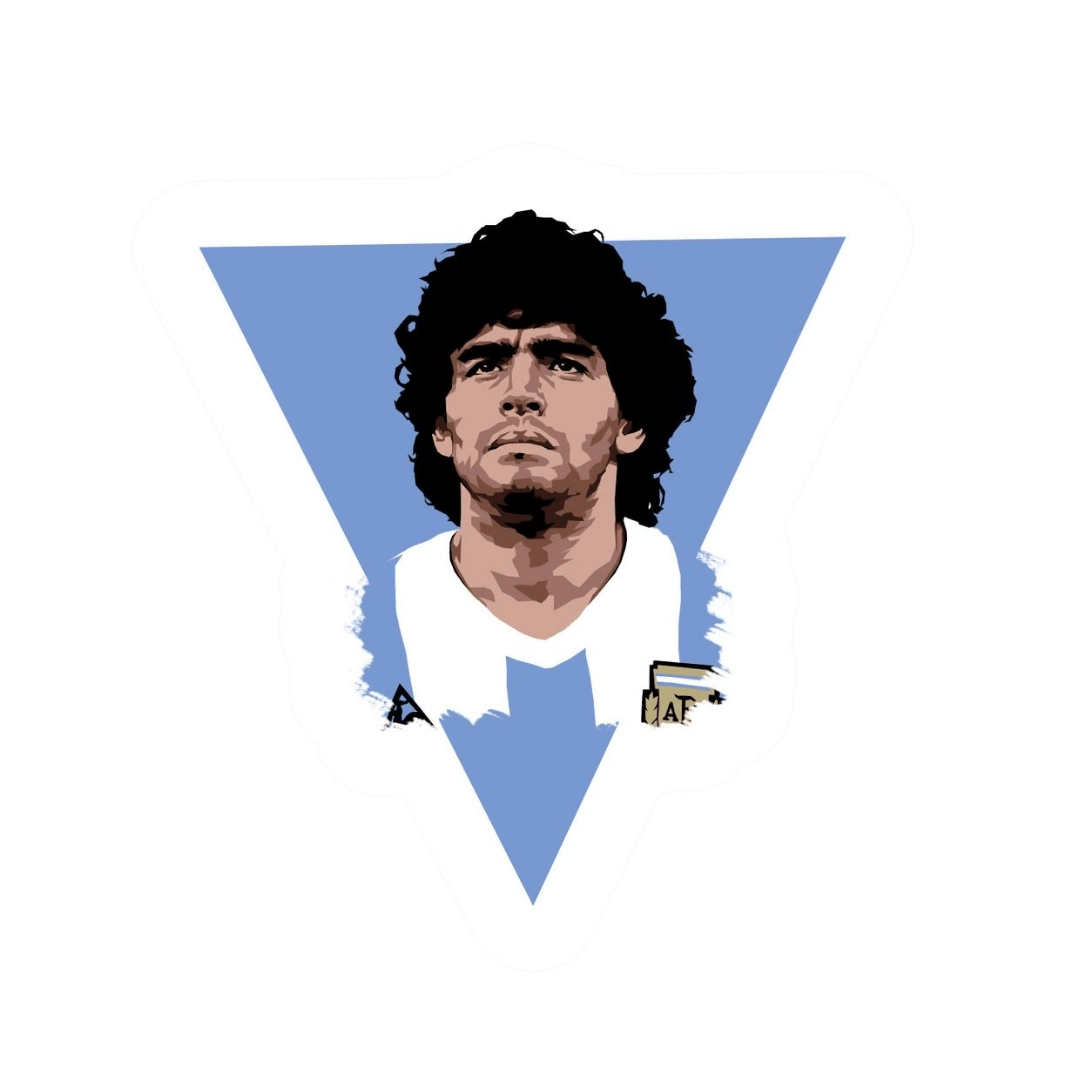 Premium Argentine football glossy sticker - Argentina Football Sticker #110 - Premium Glossy