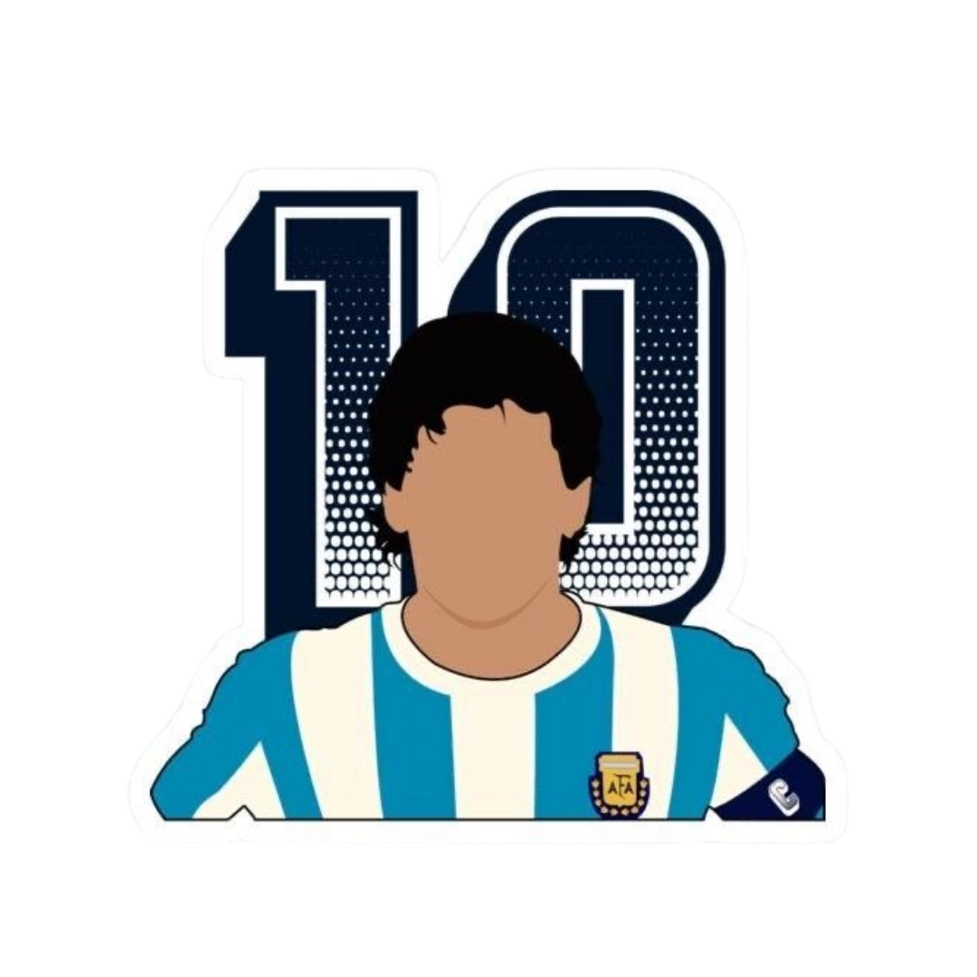 Premium Argentine football glossy sticker - Argentina Football Sticker #60 - Premium Glossy
