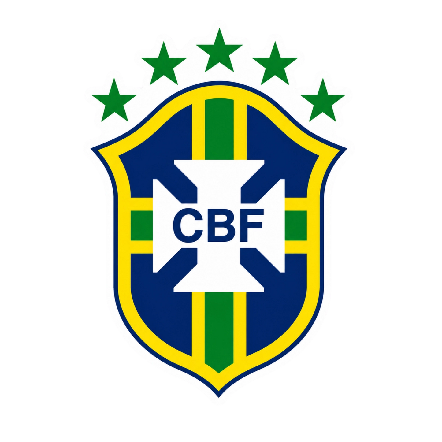 Premium Brazilian football glossy sticker - May24 2026 3 - Premium Glossy Football Sticker