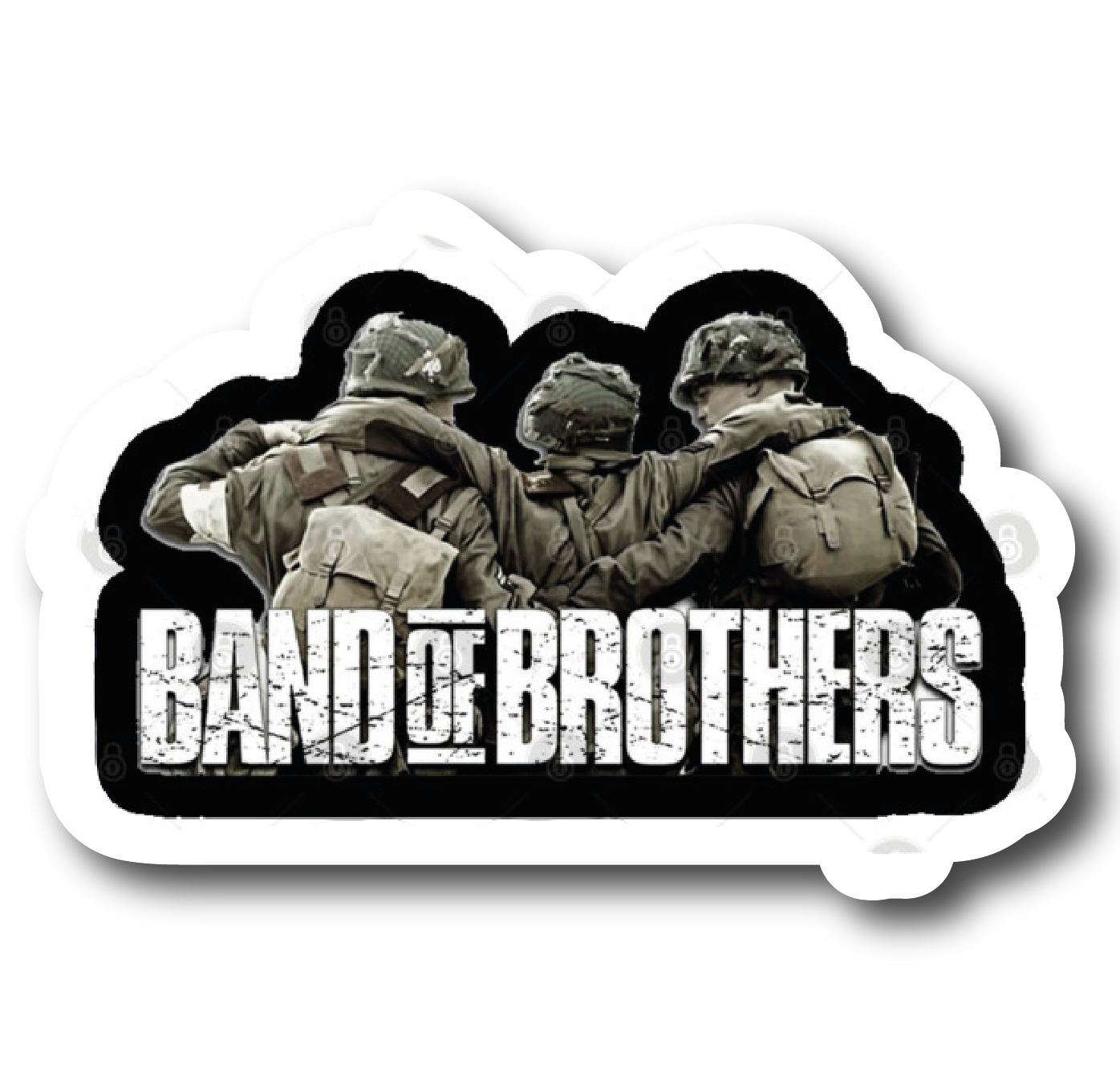 Band of Brothers All-Star Poster Sticker #9 - Premium Glossy Poster Sticker