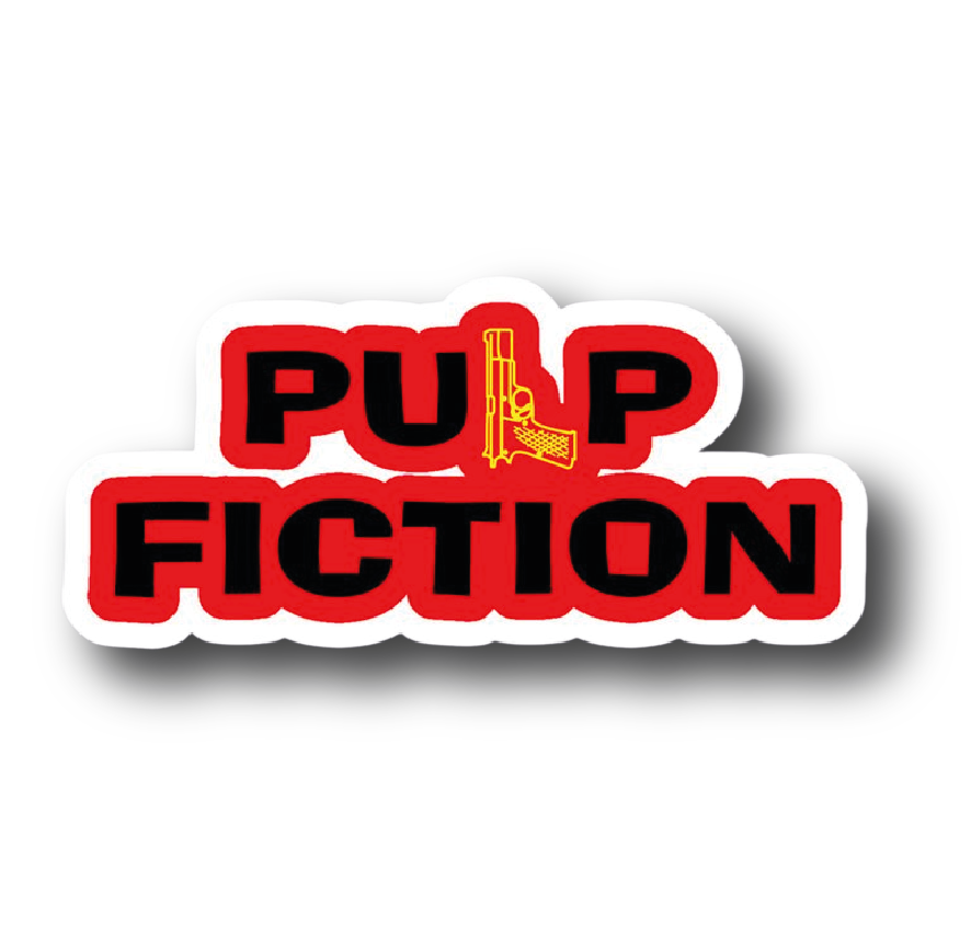 Pulp Fiction — Pistol Logo Sticker