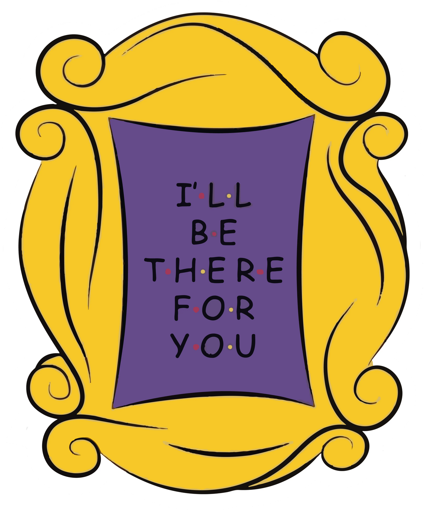 Friends All-Star Poster Sticker #14 - Premium Glossy Poster Sticker