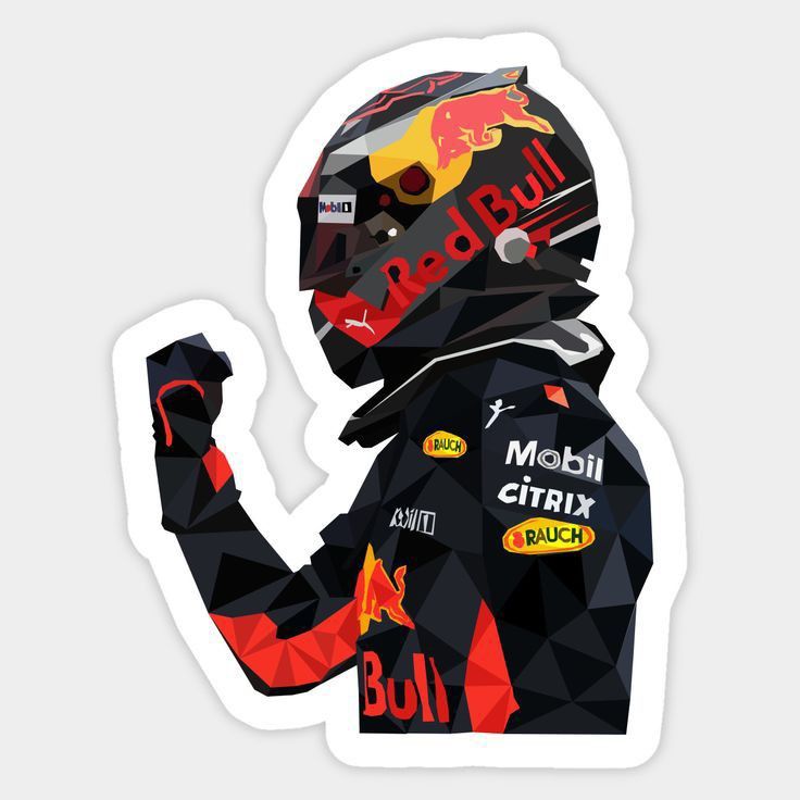 Red Bull Driver — Formula 1 Sticker