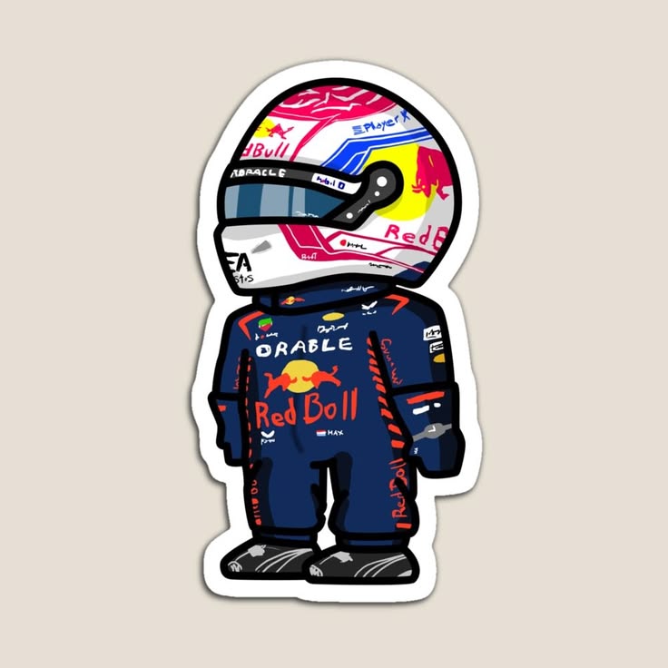 Red Bull Chibi — Formula 1 Sticker