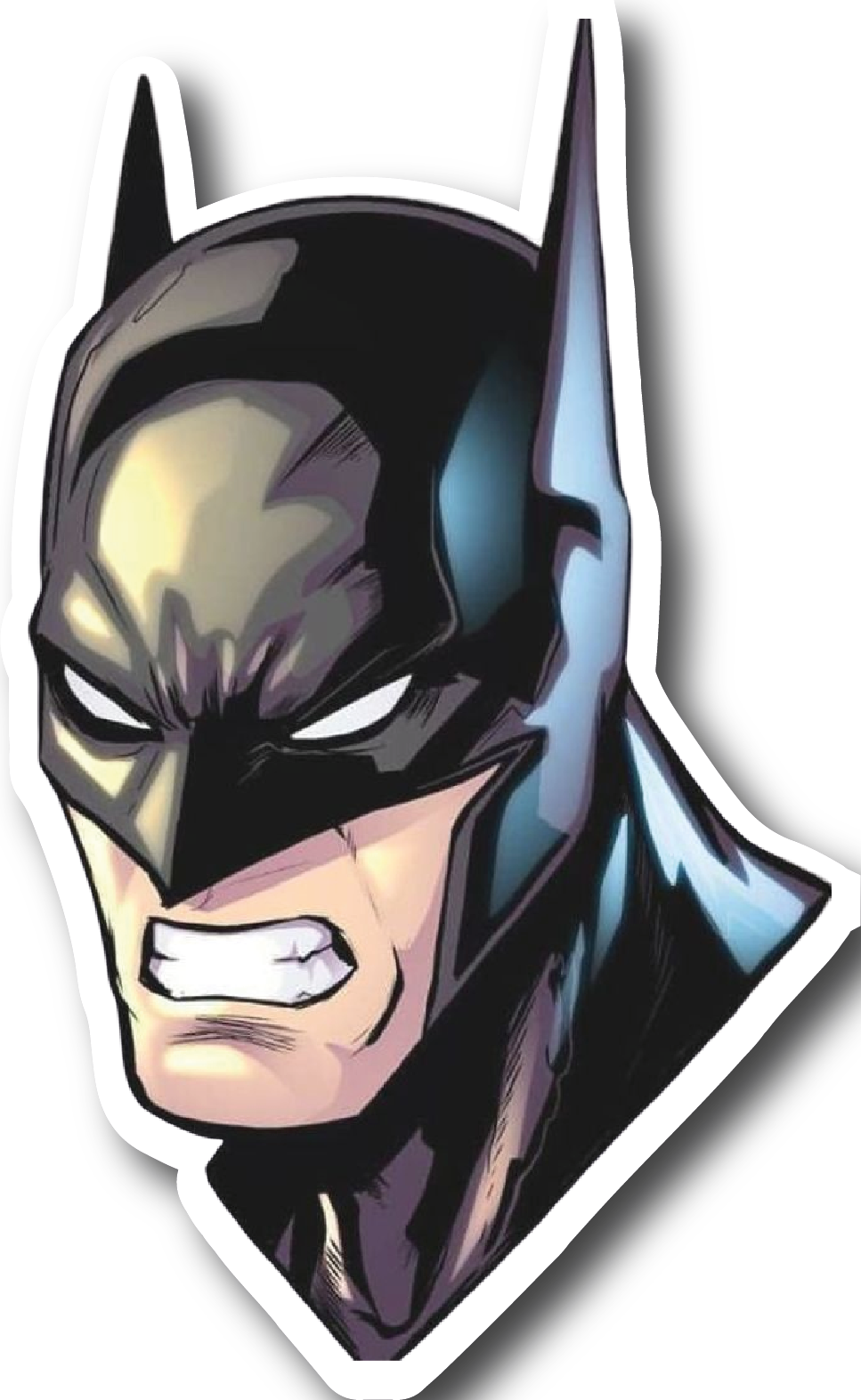 Batman — Gritted Teeth Close-Up Sticker