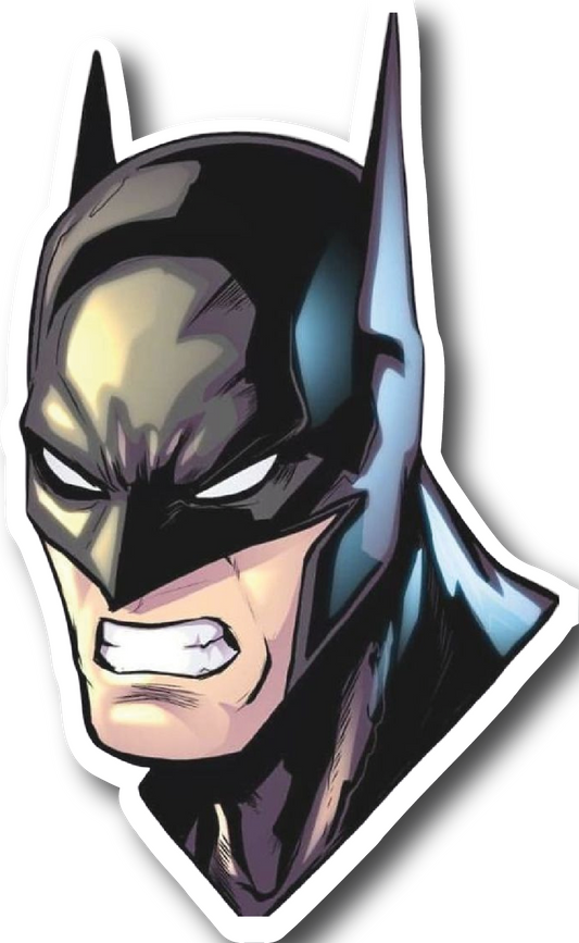 Batman — Gritted Teeth Close-Up Sticker