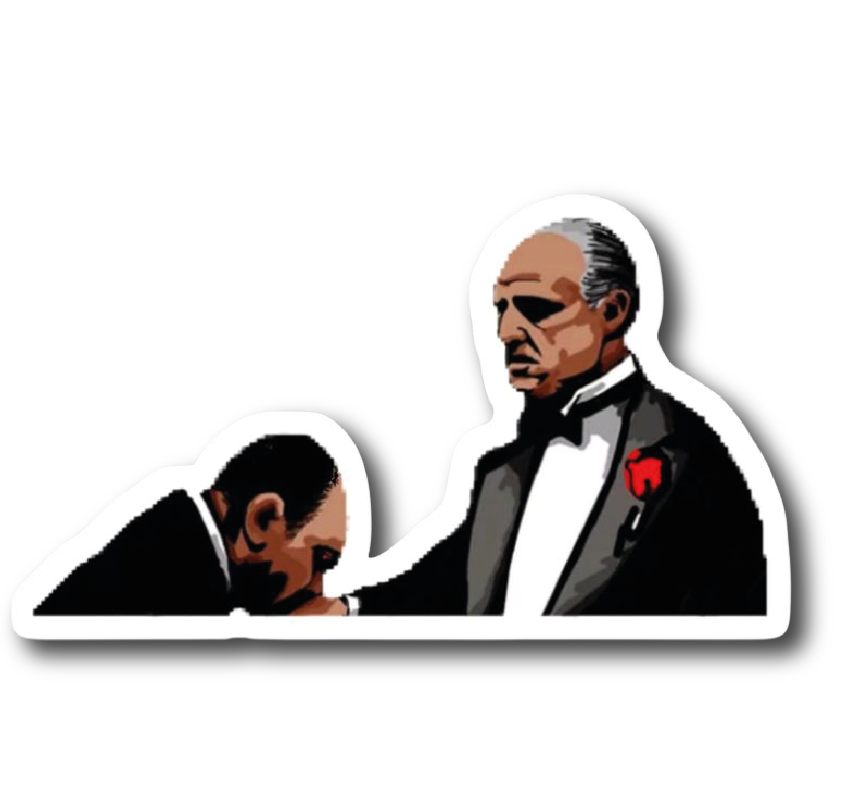 Don Corleone — Kissing the Ring Sticker