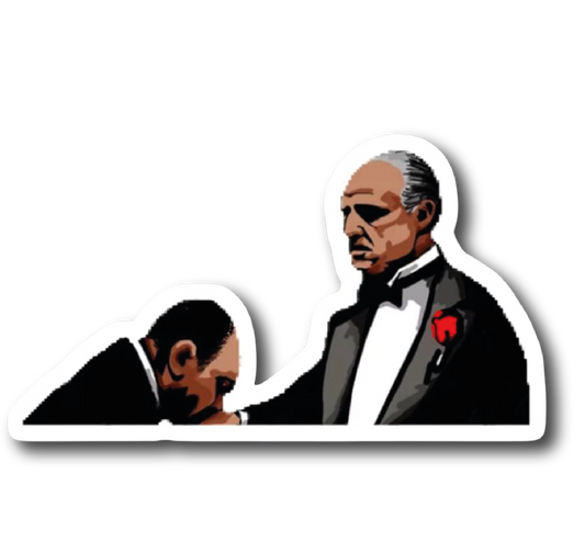 Don Corleone — Kissing the Ring Sticker