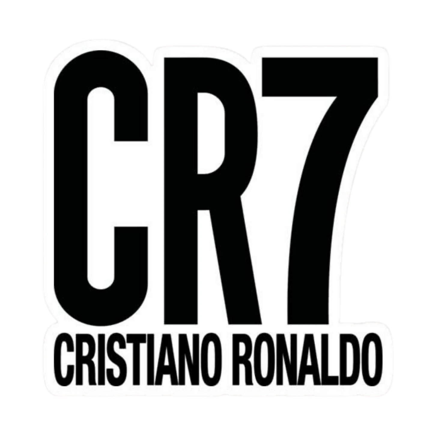 CR7 Cristiano Ronaldo Bold Text Sticker