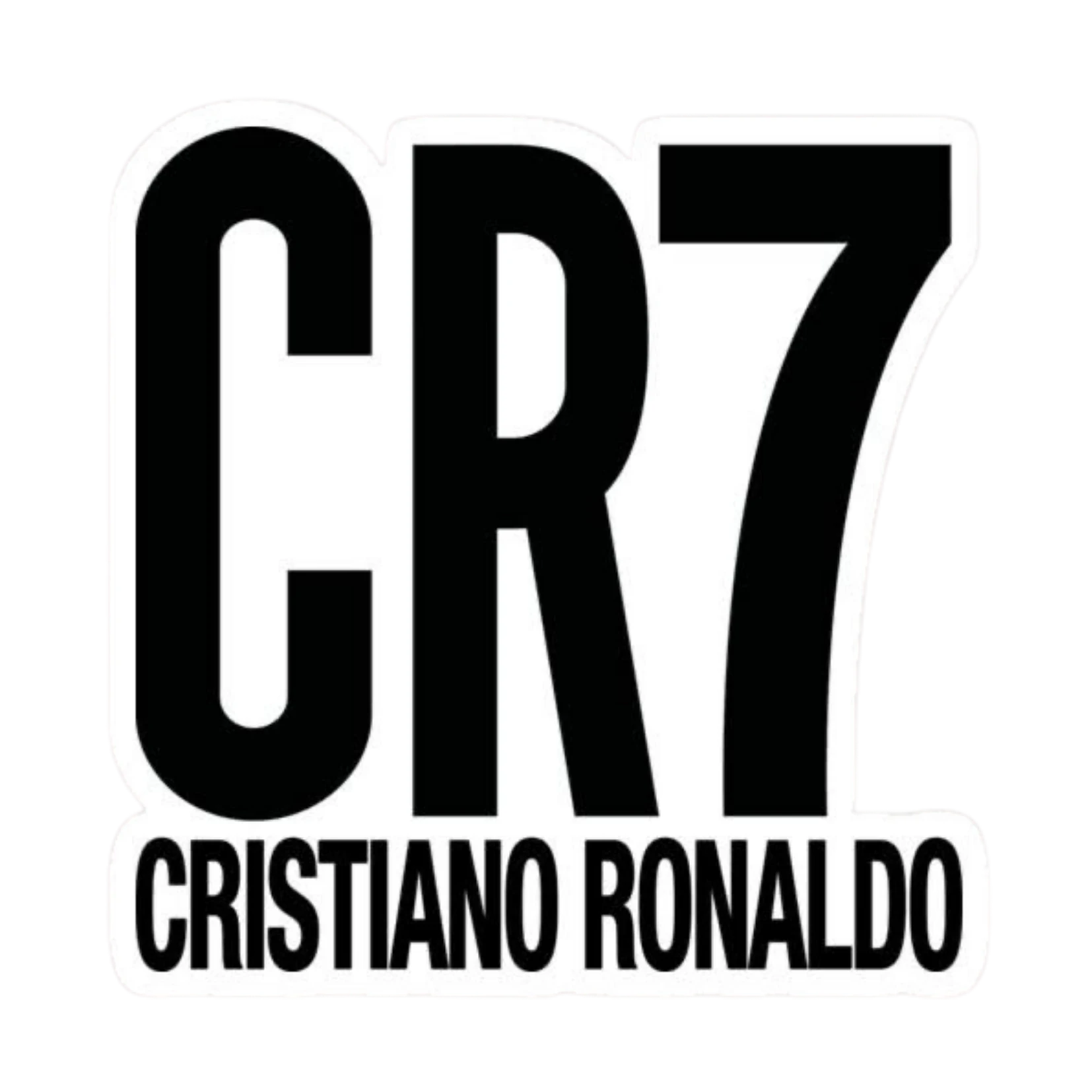 CR7 Cristiano Ronaldo Bold Text Sticker
