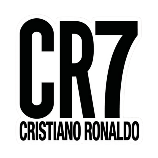 CR7 Cristiano Ronaldo Bold Text Sticker