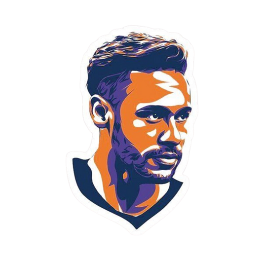 Premium Brazilian football glossy sticker - Brazil Football Sticker #14 - Premium Glossy