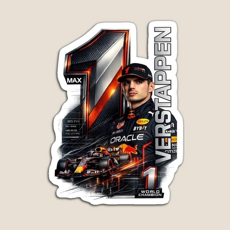Max Champion — Formula 1 Sticker