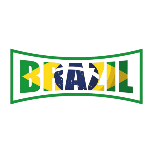 Premium Brazilian football glossy sticker - Brazil Football Sticker #17 - Premium Glossy