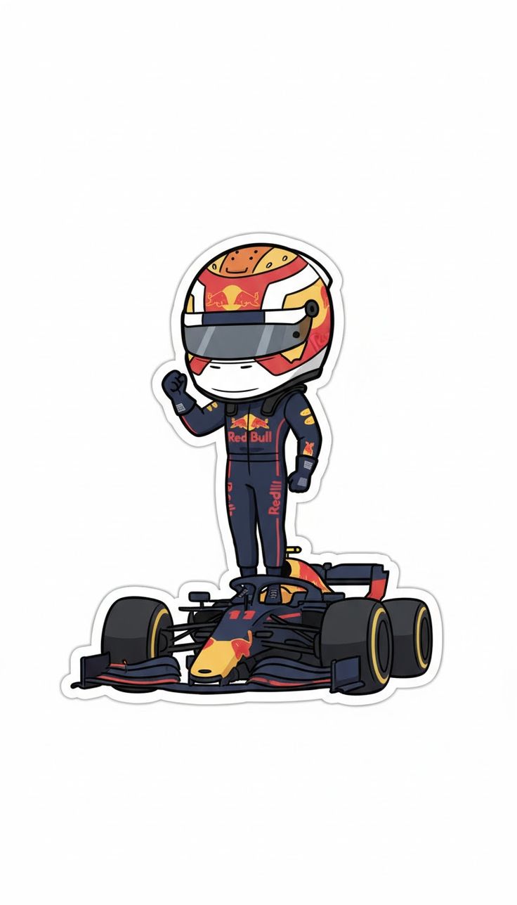 Driver Celebration — Formula 1 Sticker