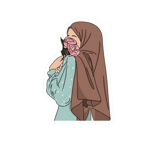 Islamic Girl Sticker #3