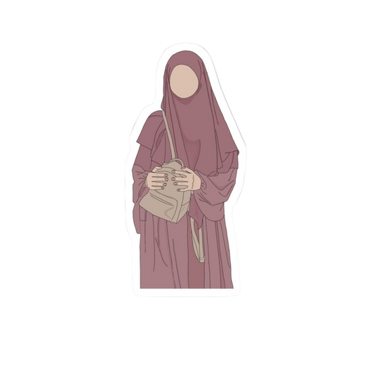 Islamic Girl Sticker #4