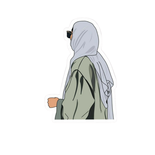Islamic Girl Sticker #6