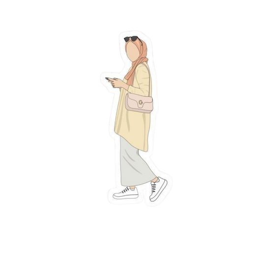 Islamic Girl Sticker #7