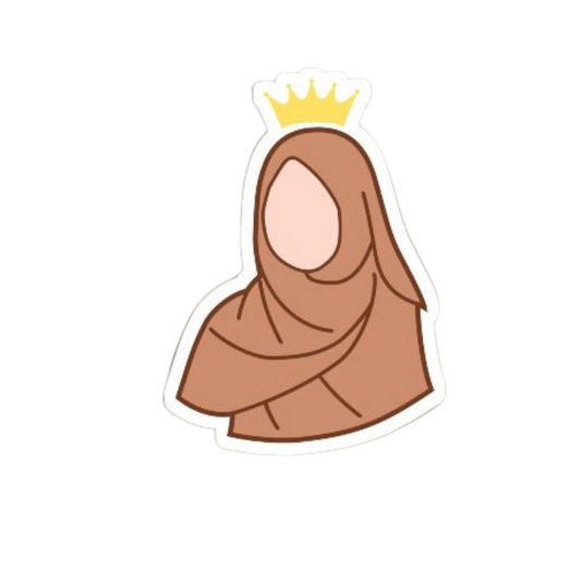 Islamic Girl Sticker #9