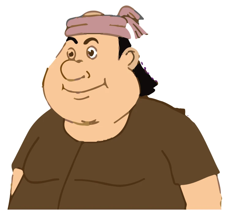 Gopal Bhar Headband Casual Smirk Sticker
