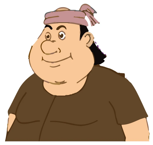 Gopal Bhar Headband Casual Smirk Sticker