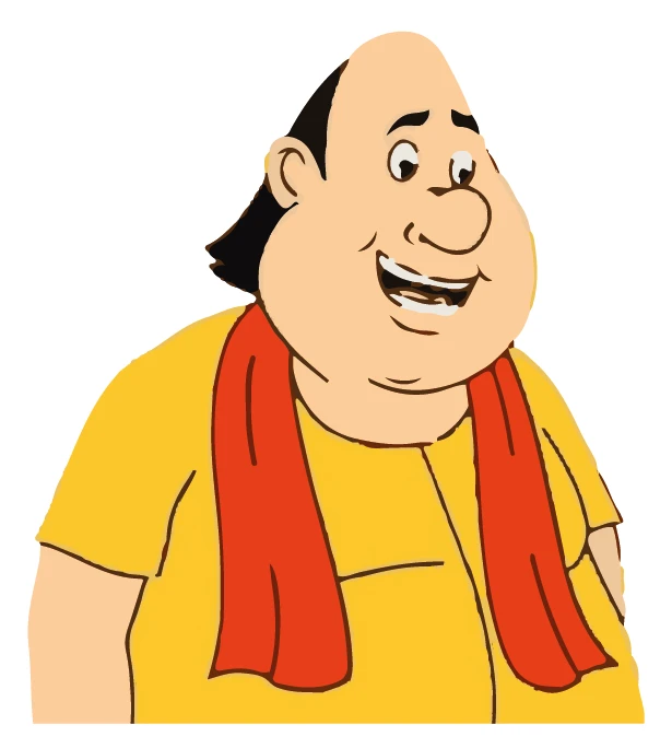 Gopal Bhar Laughing Happy Sideways Sticker