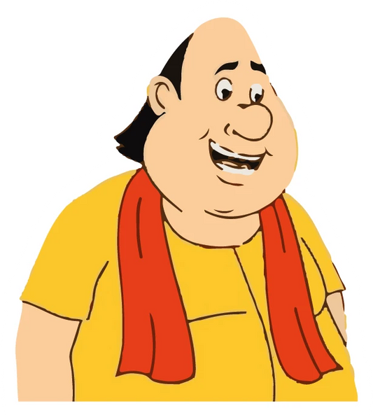 Gopal Bhar Cheerful Laughing Portrait Sticker