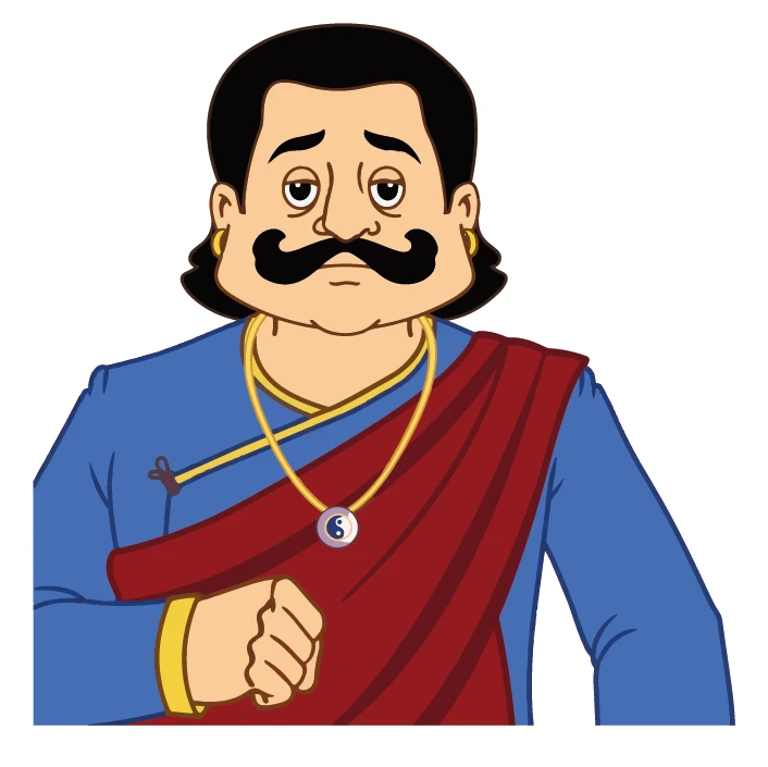 Gopal Bhar Raja Sad Worried Sticker