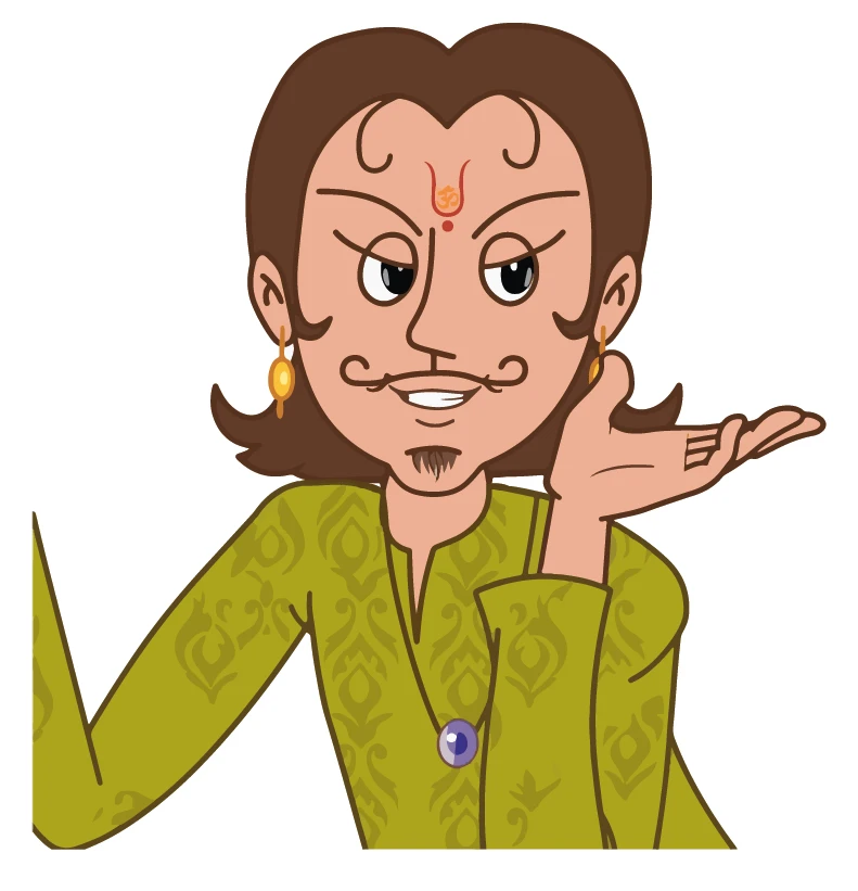 Gopal Bhar Scheming Advisor Green Outfit Sticker