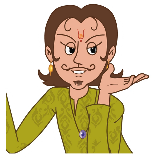 Gopal Bhar Scheming Advisor Green Outfit Sticker