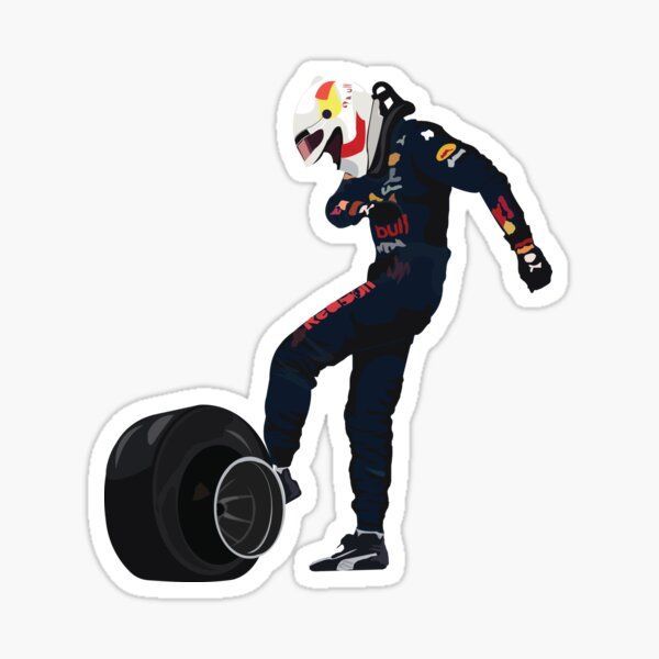Max Anime — Formula 1 Sticker
