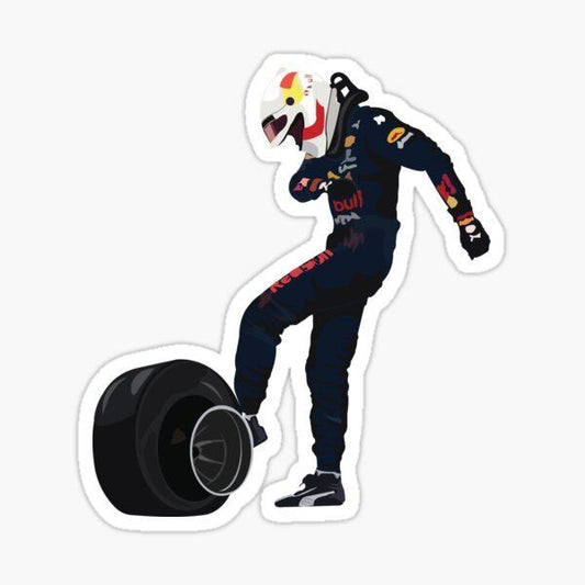 Max Anime — Formula 1 Sticker