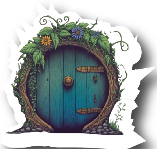 Bag End — Hobbit Round Door Sticker