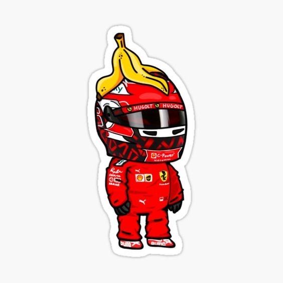 Leclerc Ferrari — Formula 1 Sticker