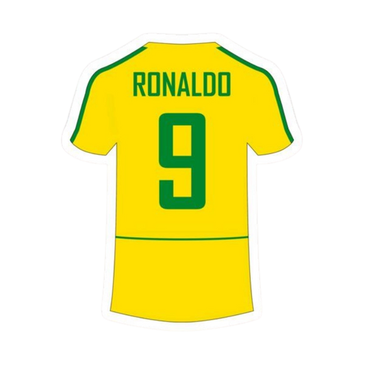 Premium Brazilian football glossy sticker - Brazil Football Sticker #27 - Premium Glossy