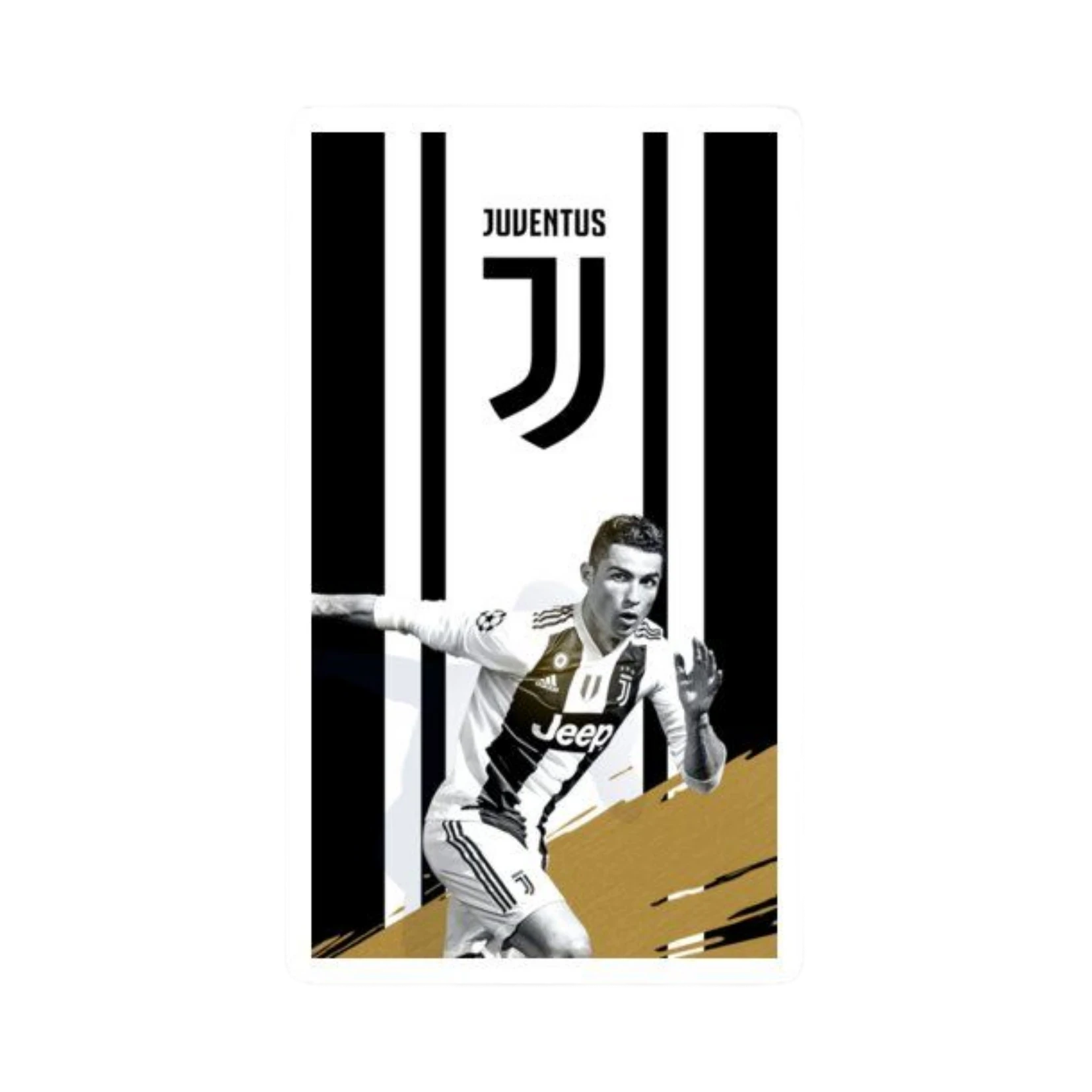 Cristiano Ronaldo Juventus Champions League Action Sticker
