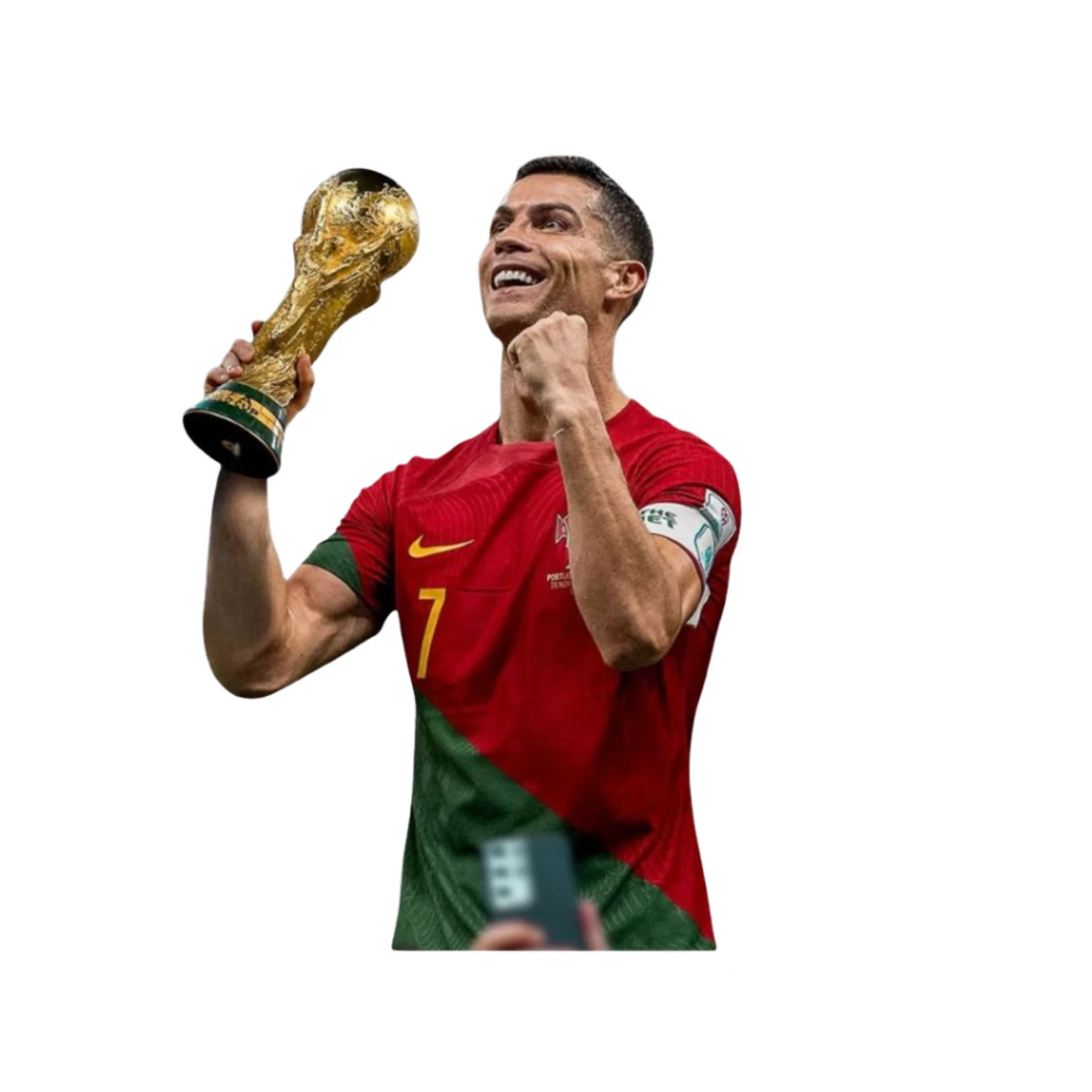 Cristiano Ronaldo World Cup Trophy Portugal Sticker