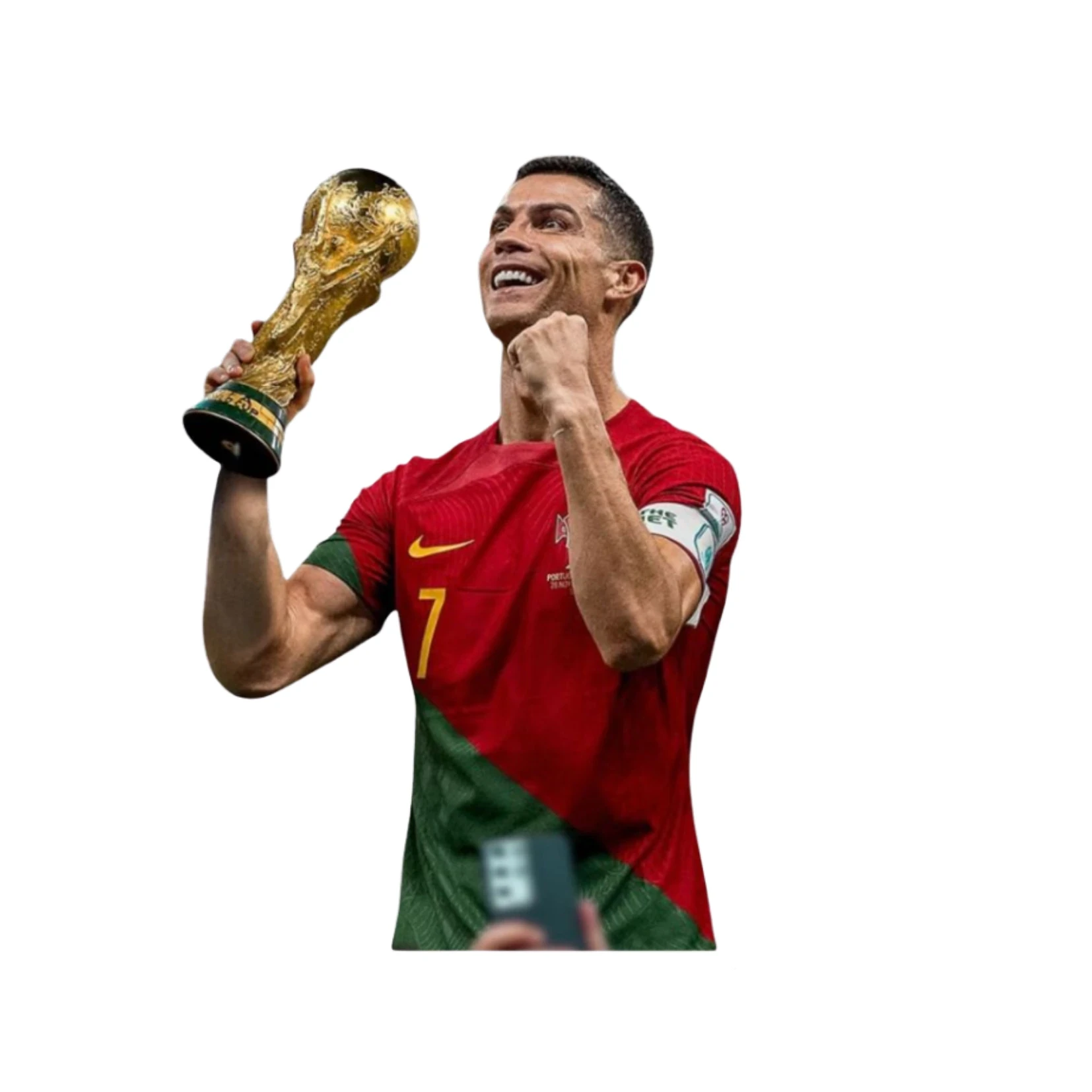 Cristiano Ronaldo World Cup Trophy Portugal Sticker