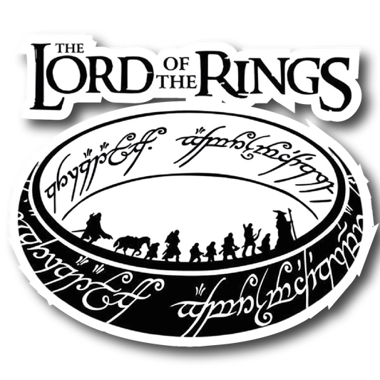 The One Ring — Fellowship Inscription Sticker