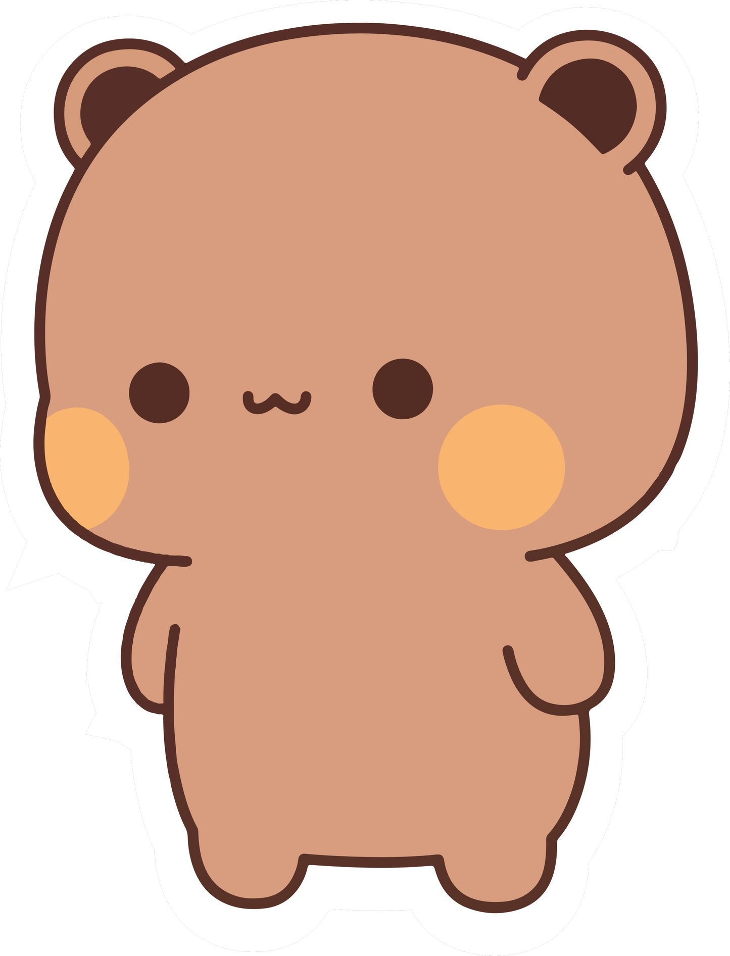 Bubu Cute Bear Standing Kawaii Sticker