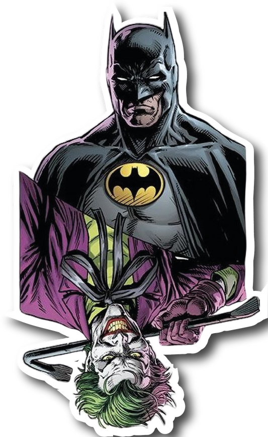 Batman and Joker — Bound Captive Sticker