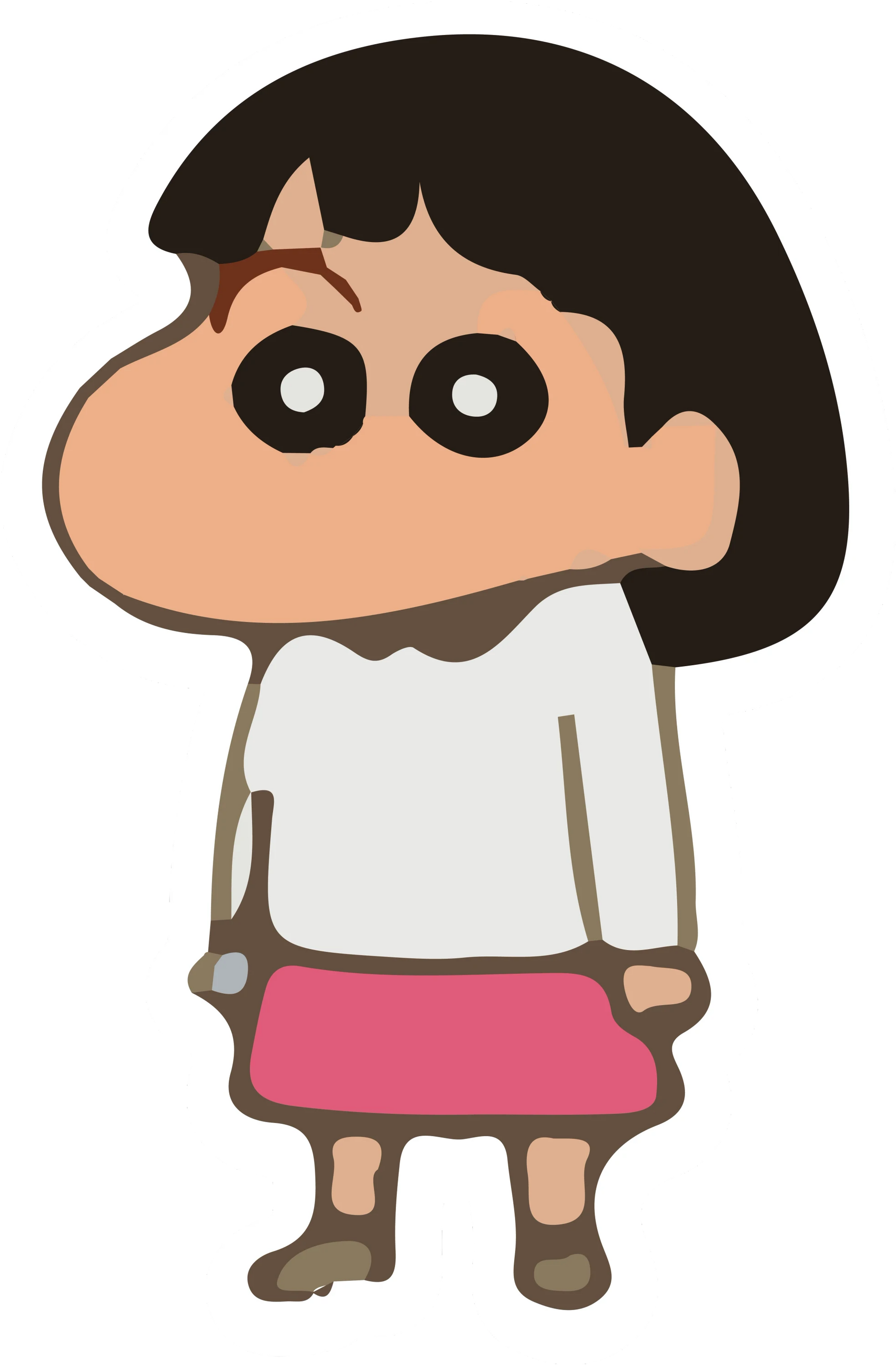 Nene Shinchan Friend Standing Sticker
