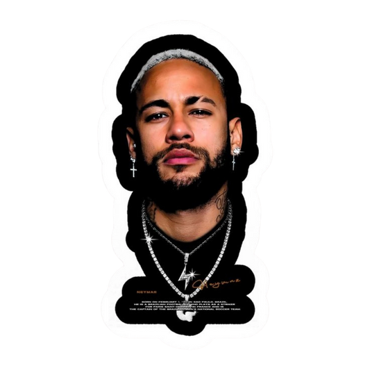 Premium Brazilian football glossy sticker - Brazil Football Sticker #41 - Premium Glossy